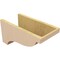 Ekena Millwork 9"W x 18"D x 9"H Wide Garner Rough Cedar Woodgrain TimberThane Corbel, Primed Tan CORUR09X18X09GARRCPR - alternate 2
